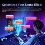 Black Maono G1 Neo Gaming Mixer Sound Card Audio